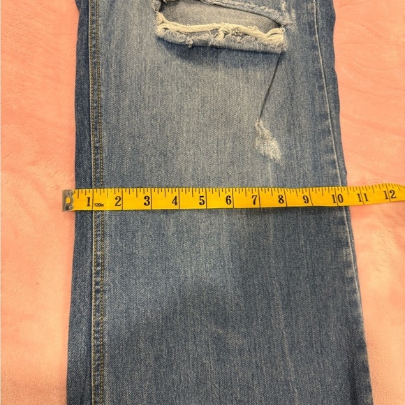 AsiSea belted distressed Jeans made in Columbia Sz 12/30 - Picture 10 of 13